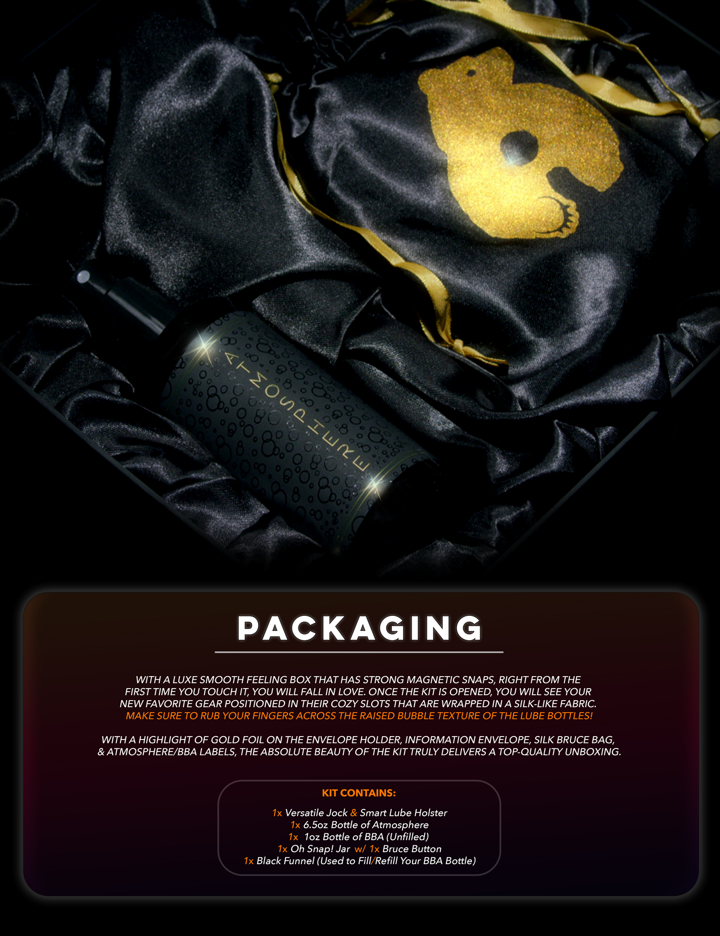 VERSATILE (Luxury Utility Smart Jock w/ Lube Holster)