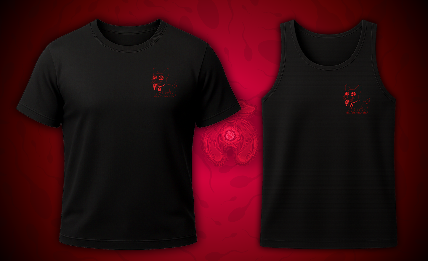 Pup Edgy Character • Chest Area - Shirt