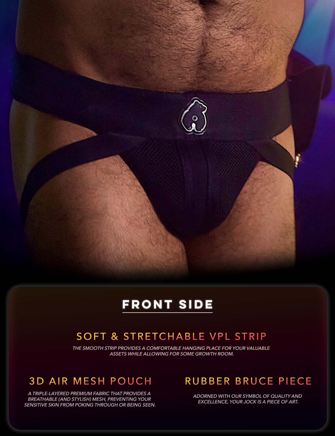 VERSATILE (Luxury Utility Smart Jock w/ Lube Holster)