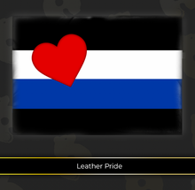 Load image into Gallery viewer, Leather Pride Cum Towel