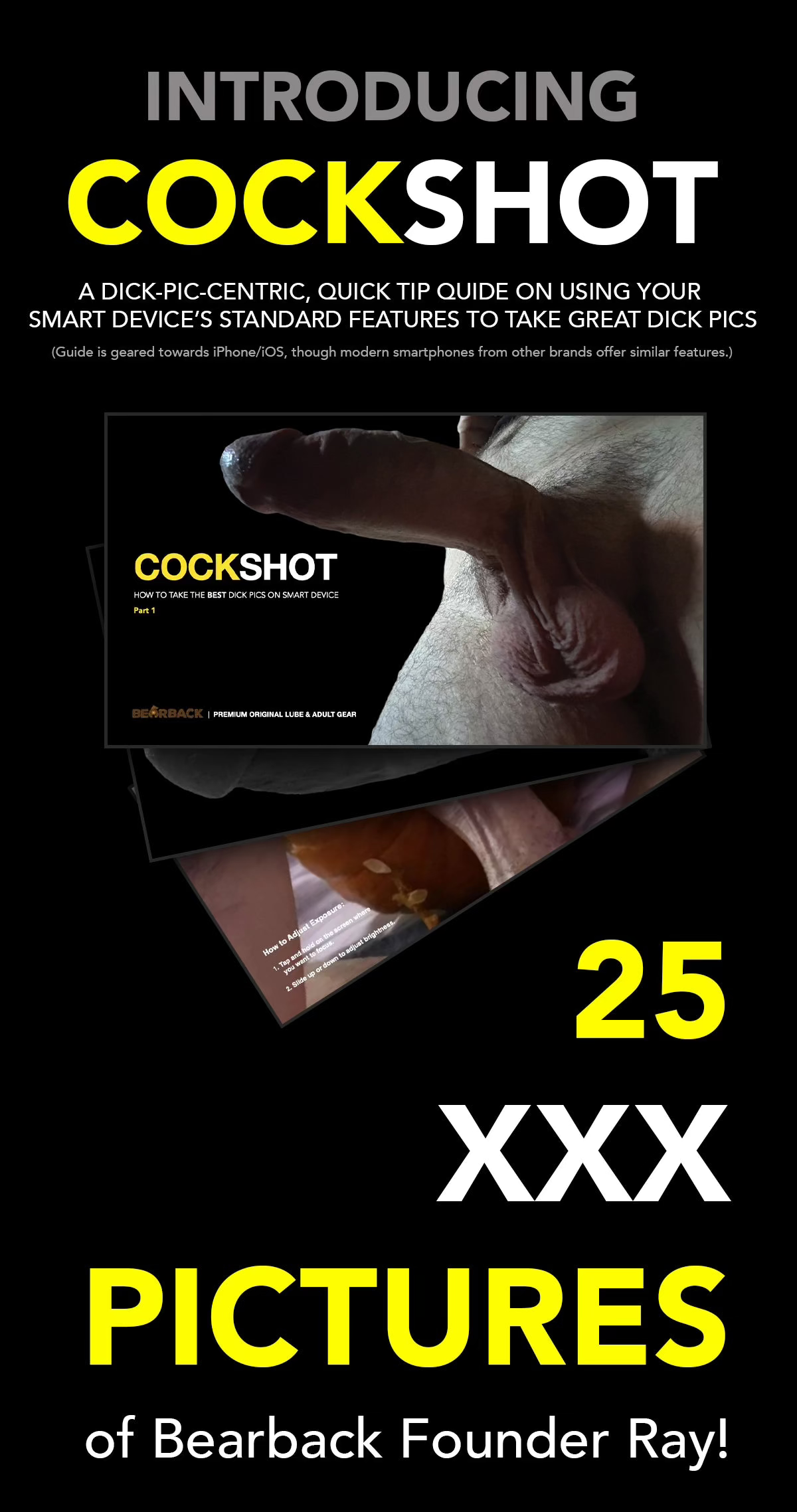 COCKSHOT - 25 XXX PICS - QUICK TIP GUIDE TO TAKING GREAT DICK PICS (.PDF)