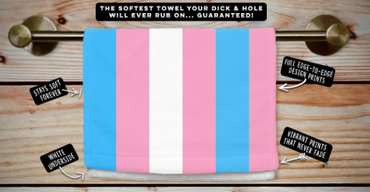 Trans Pride Towel (5 Qty for Wholesale Only)