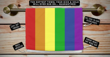 Load image into Gallery viewer, Rainbow Pride Towel (5 Qty for Wholesale Only)