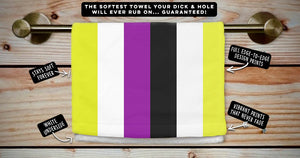 Non-Binary Pride Cum Towel (5 Qty for Wholesale Only)