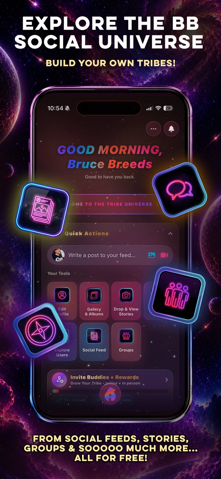 Explore the BB social universe