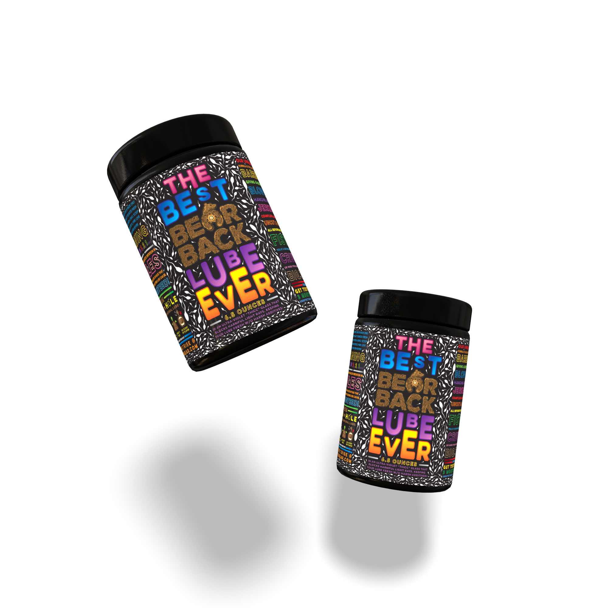 The Best Bearback Lube Ever — the current 6.5-ounce formula render