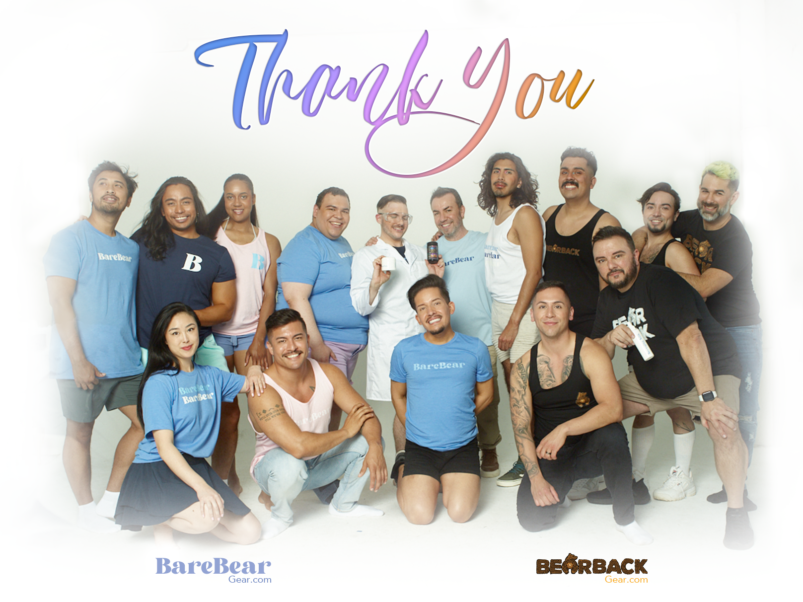 Bearback and BareBear thank you group image